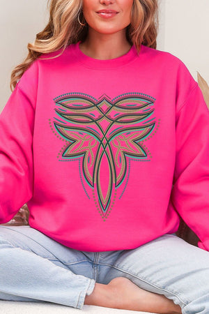 Tan Boot Stitch Heavy Blend Crew Sweatshirt - Wholesale Accessory Market