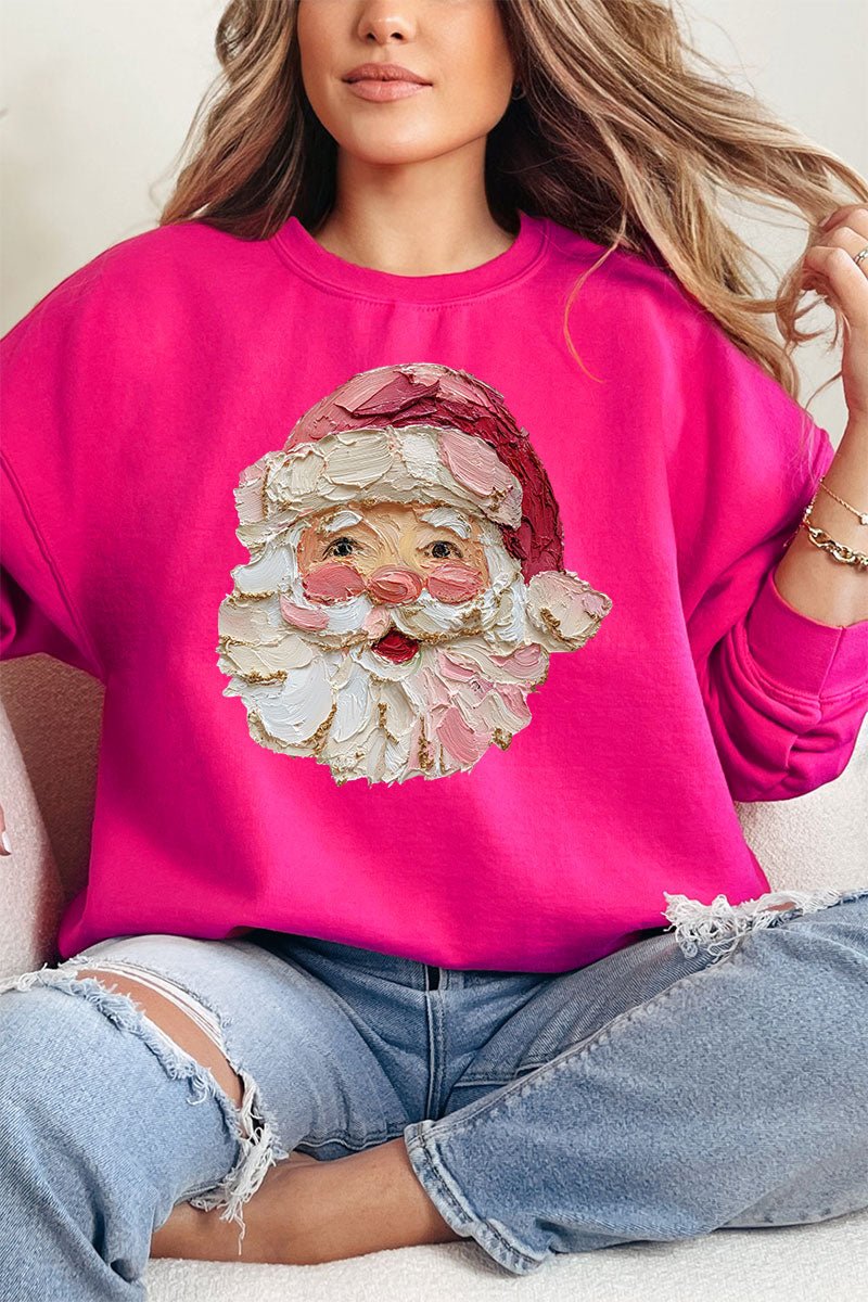 The Painted Santa Heavy Blend Crew Sweatshirt - Wholesale Accessory Market