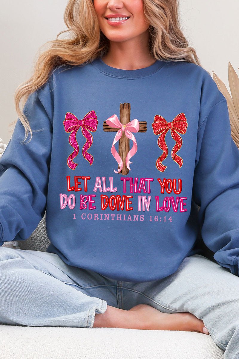 Be Done In Love Heavy Blend Crew Sweatshirt - Wholesale Accessory Market