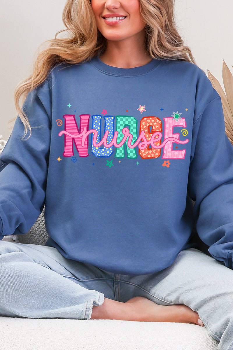 Nurse Energy Heavy Blend Crew Sweatshirt - Wholesale Accessory Market