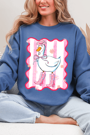 Saddle Up Silly Goose Heavy Blend Crew Sweatshirt - Wholesale Accessory Market
