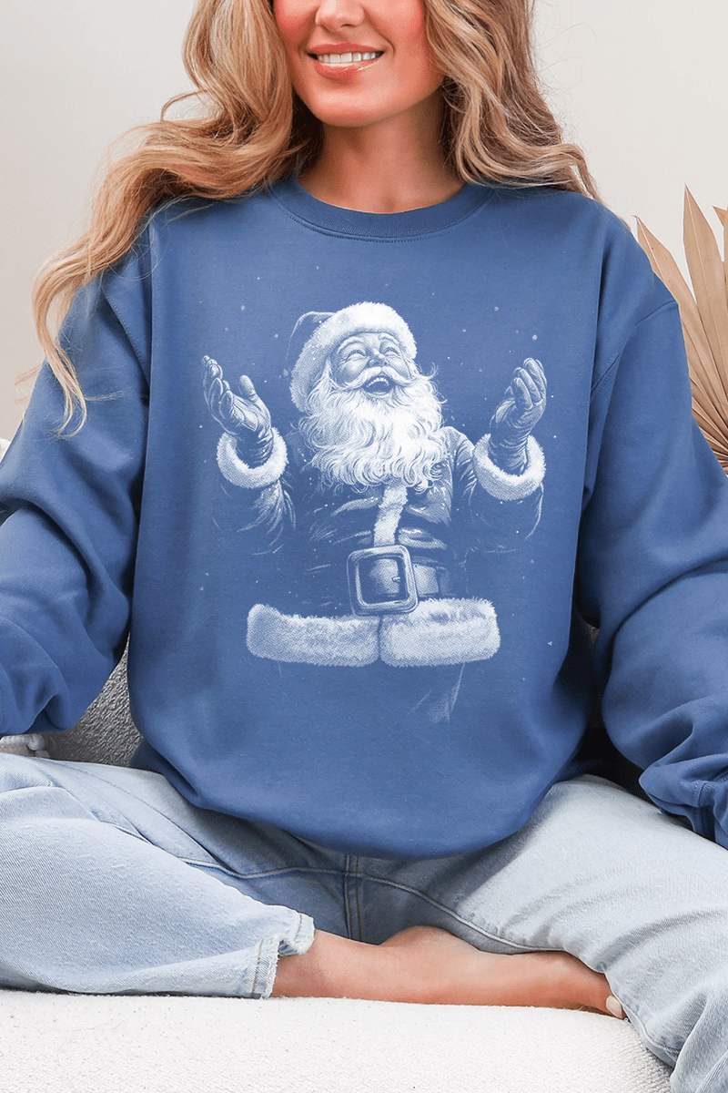 Santa's Magic Heavy Blend Crew Sweatshirt - Wholesale Accessory Market