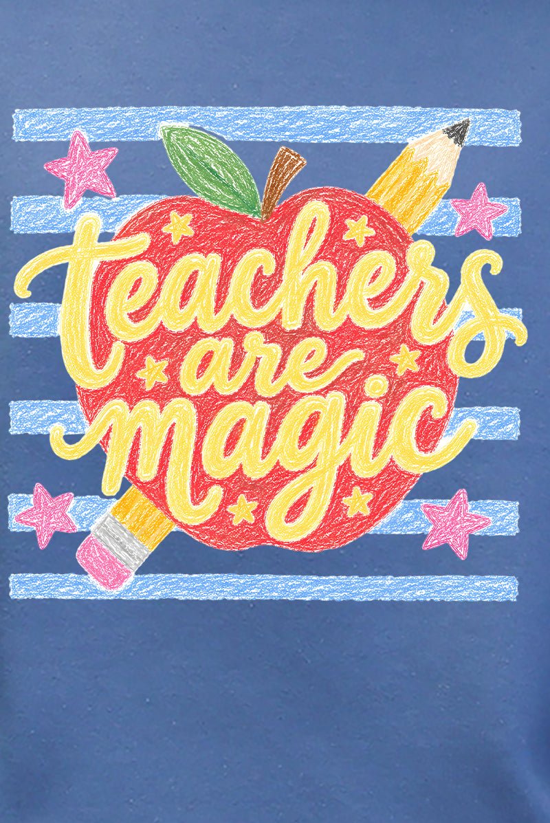 Teachers Are Magic Sketch Heavy Blend Crew Sweatshirt - Wholesale Accessory Market