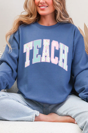 Timeless Teach Heavy Blend Crew Sweatshirt - Wholesale Accessory Market