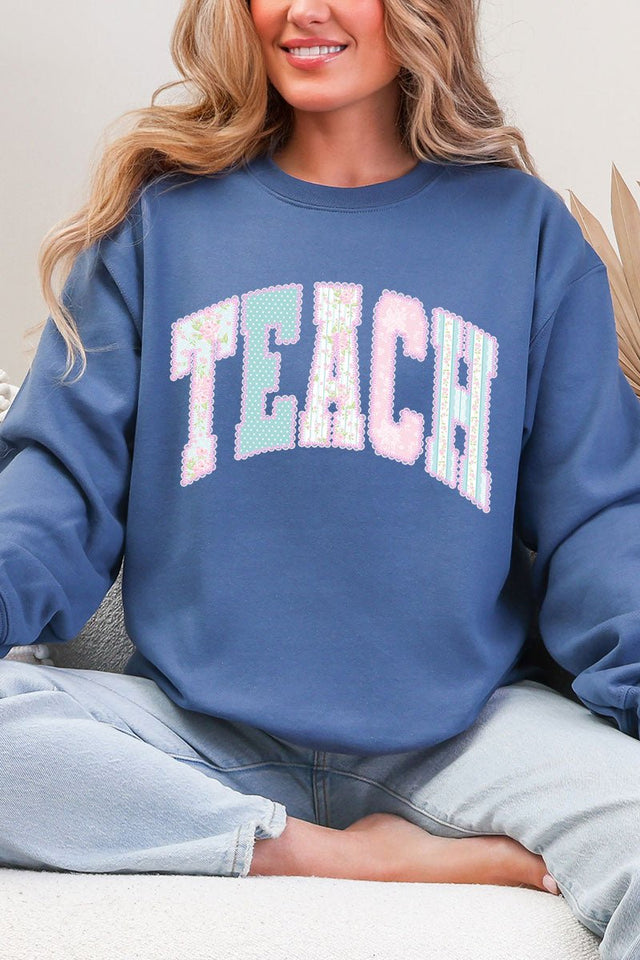 Timeless Teach Heavy Blend Crew Sweatshirt - Wholesale Accessory Market