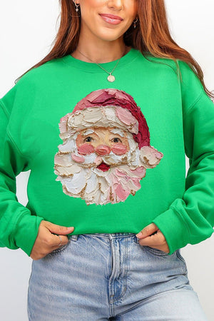 The Painted Santa Heavy Blend Crew Sweatshirt - Wholesale Accessory Market