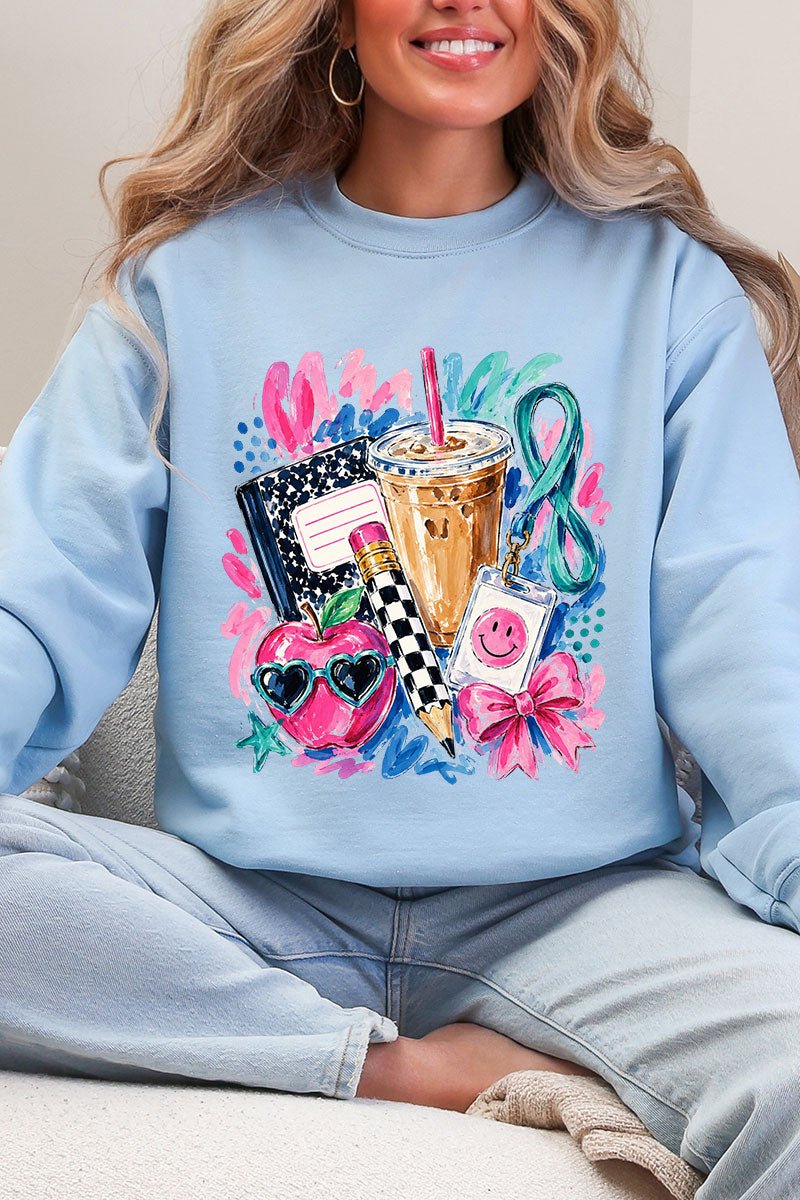 Bows, Books & Brews Heavy Blend Crew Sweatshirt - Wholesale Accessory Market