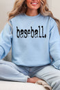 Distressed Baseball. Heavy Blend Crew Sweatshirt - Wholesale Accessory Market