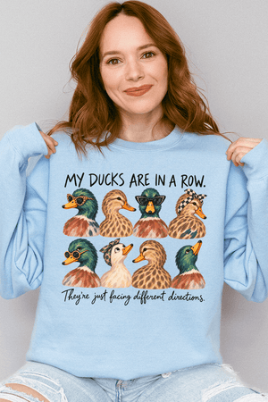 Ducks In A Row-Ish Heavy Blend Crew Sweatshirt - Wholesale Accessory Market