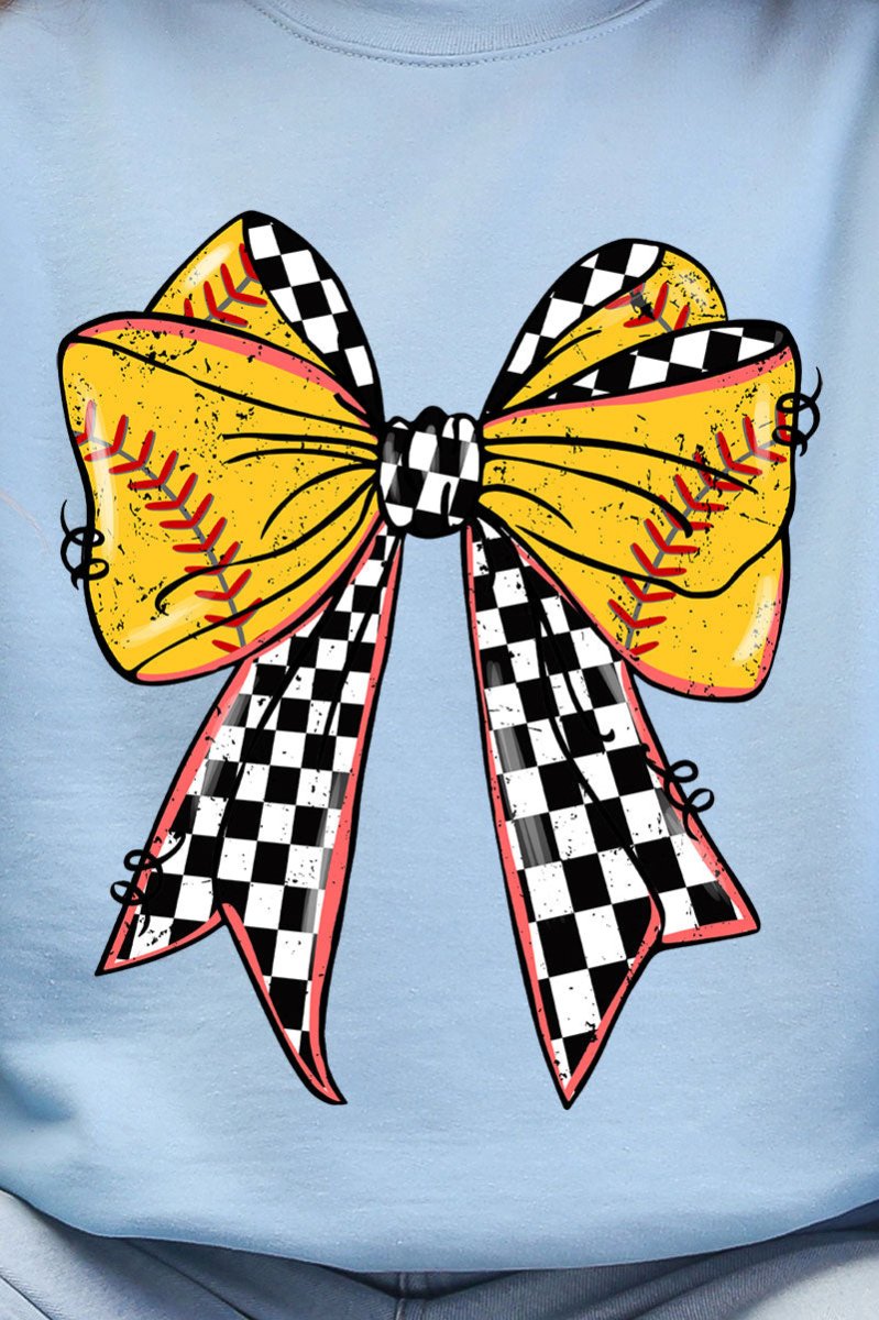 Fastpitch Check Heavy Blend Crew Sweatshirt - Wholesale Accessory Market
