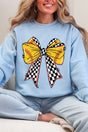 Fastpitch Check Heavy Blend Crew Sweatshirt - Wholesale Accessory Market