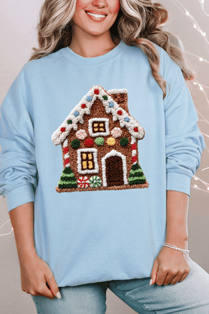 Faux Yarn Merry Manor Heavy Blend Crew Sweatshirt - Wholesale Accessory Market