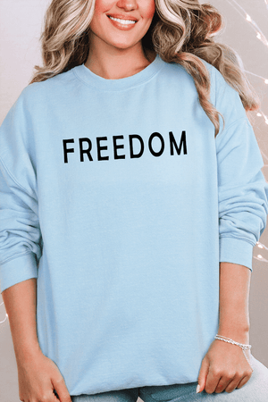 Freedom Heavy - weight Crew Sweatshirt - Wholesale Accessory Market