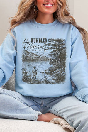 He Humbled Himself Heavy Blend Crew Sweatshirt - Wholesale Accessory Market