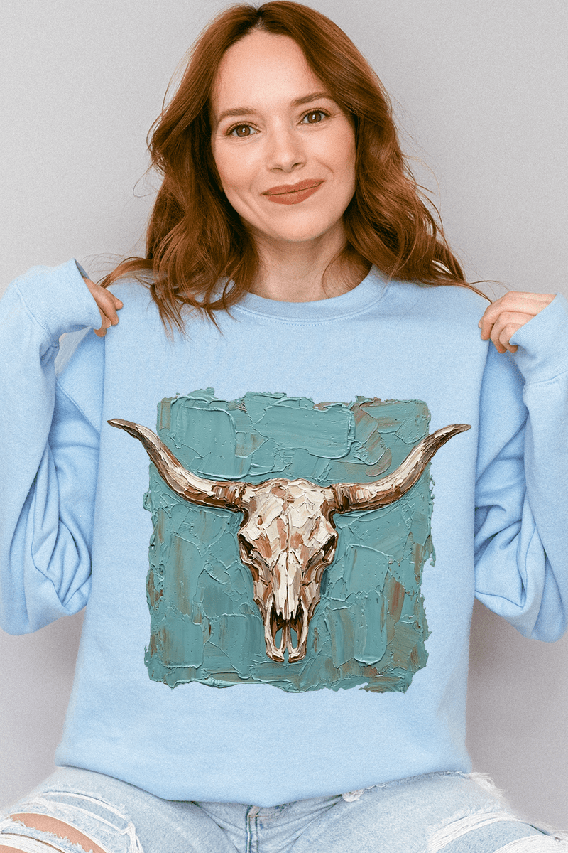 Longhorn Gallery Heavy Blend Crew Sweatshirt - Wholesale Accessory Market