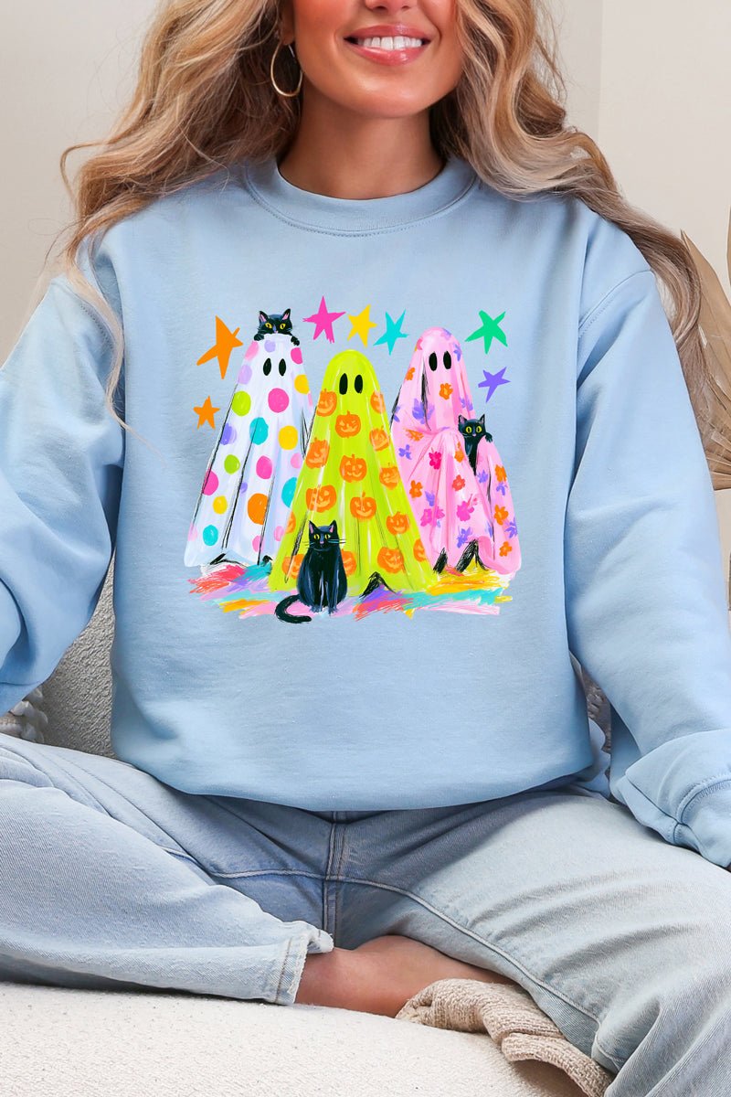 Neon Night Spirits Heavy Blend Crew Sweatshirt - Wholesale Accessory Market