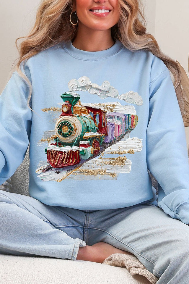 The Painted Train Heavy Blend Crew Sweatshirt - Wholesale Accessory Market