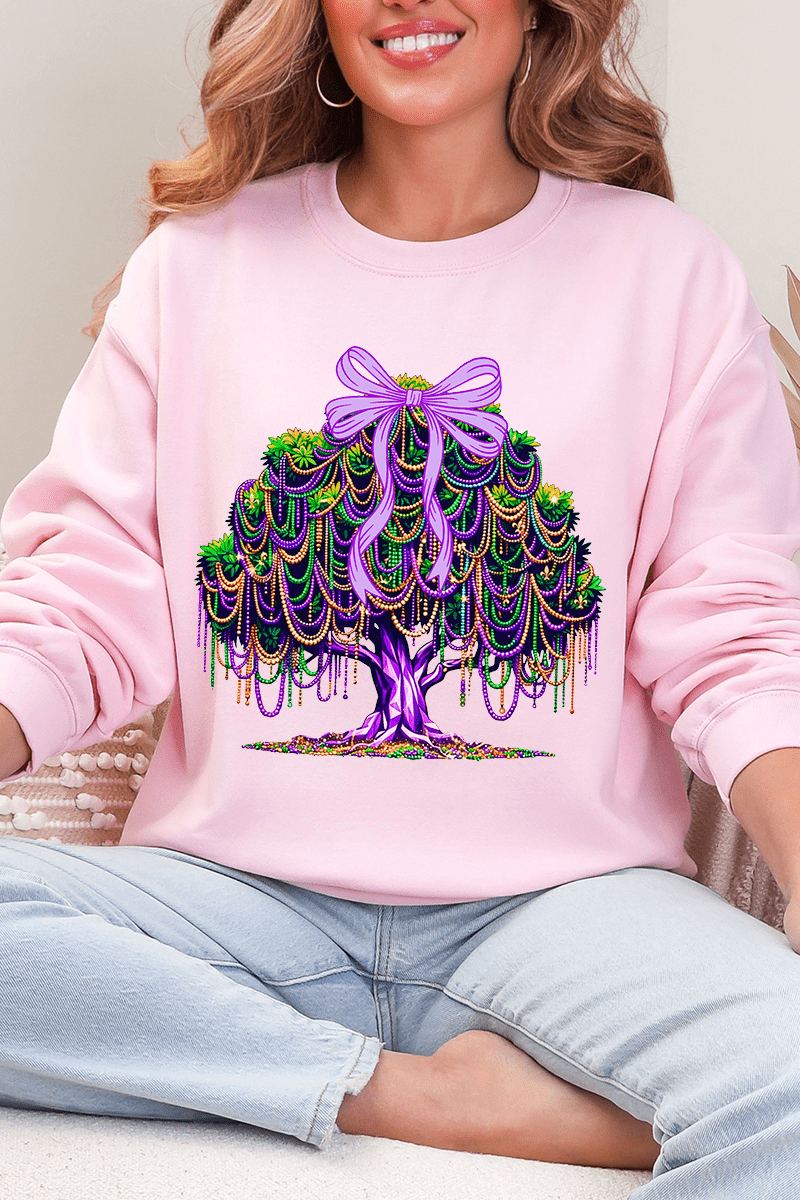 Bayou Bead Tree Heavy Blend Crew Sweatshirt - Wholesale Accessory Market