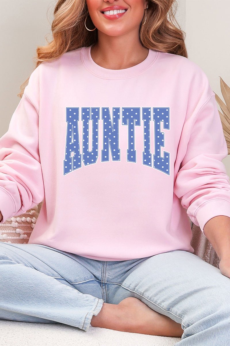 Blue Dot Auntie Heavy Blend Crew Sweatshirt - Wholesale Accessory Market