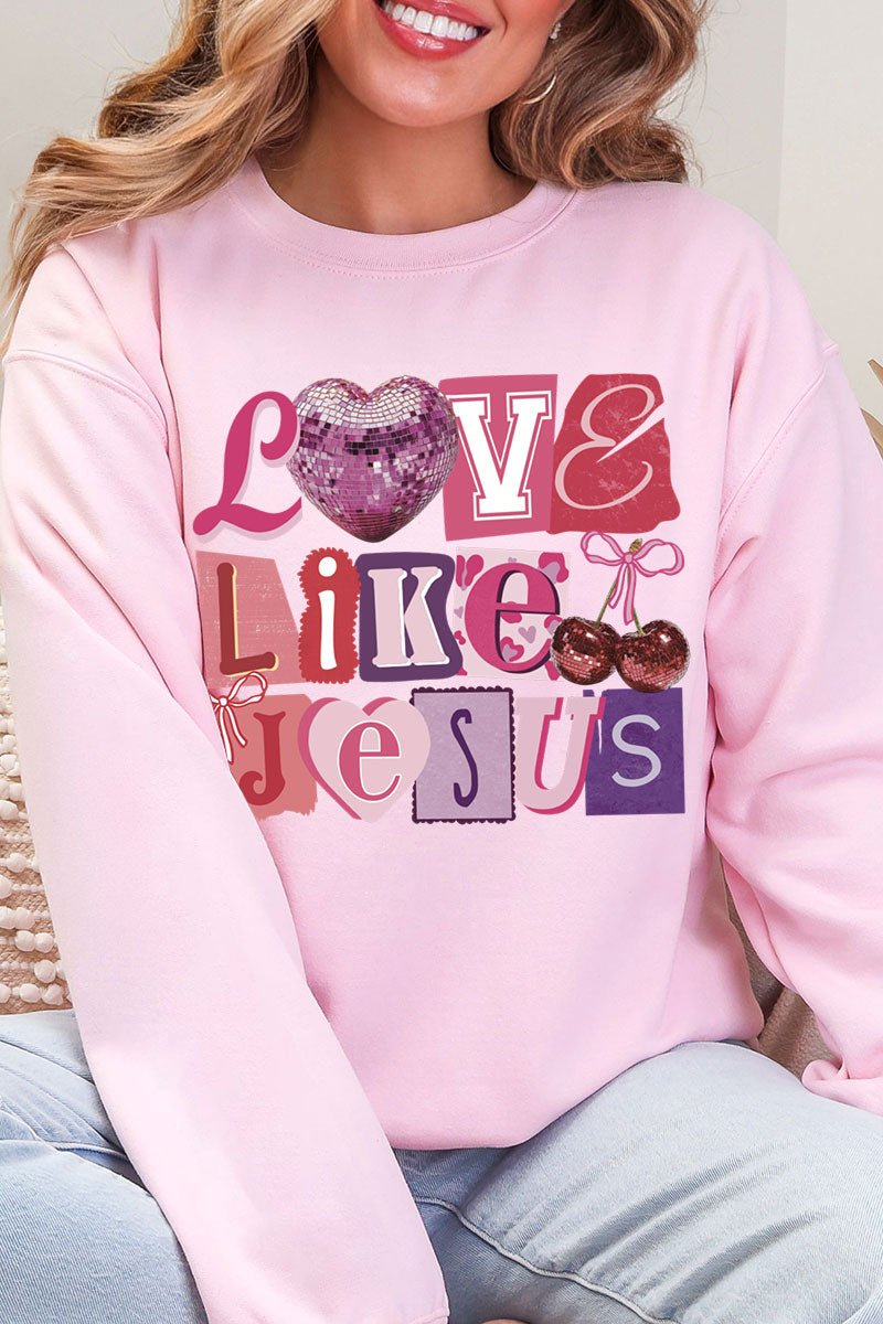 Bold Love Like Jesus Heavy Blend Crew Sweatshirt - Wholesale Accessory Market