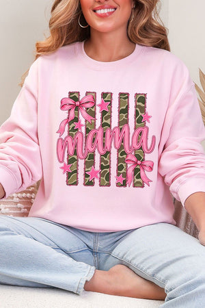 Camo Cutie Mama Heavy Blend Crew Sweatshirt - Wholesale Accessory Market