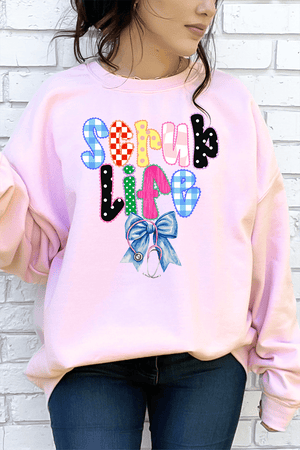 Lace Scrub Life Heavy Blend Crew Sweatshirt - Wholesale Accessory Market