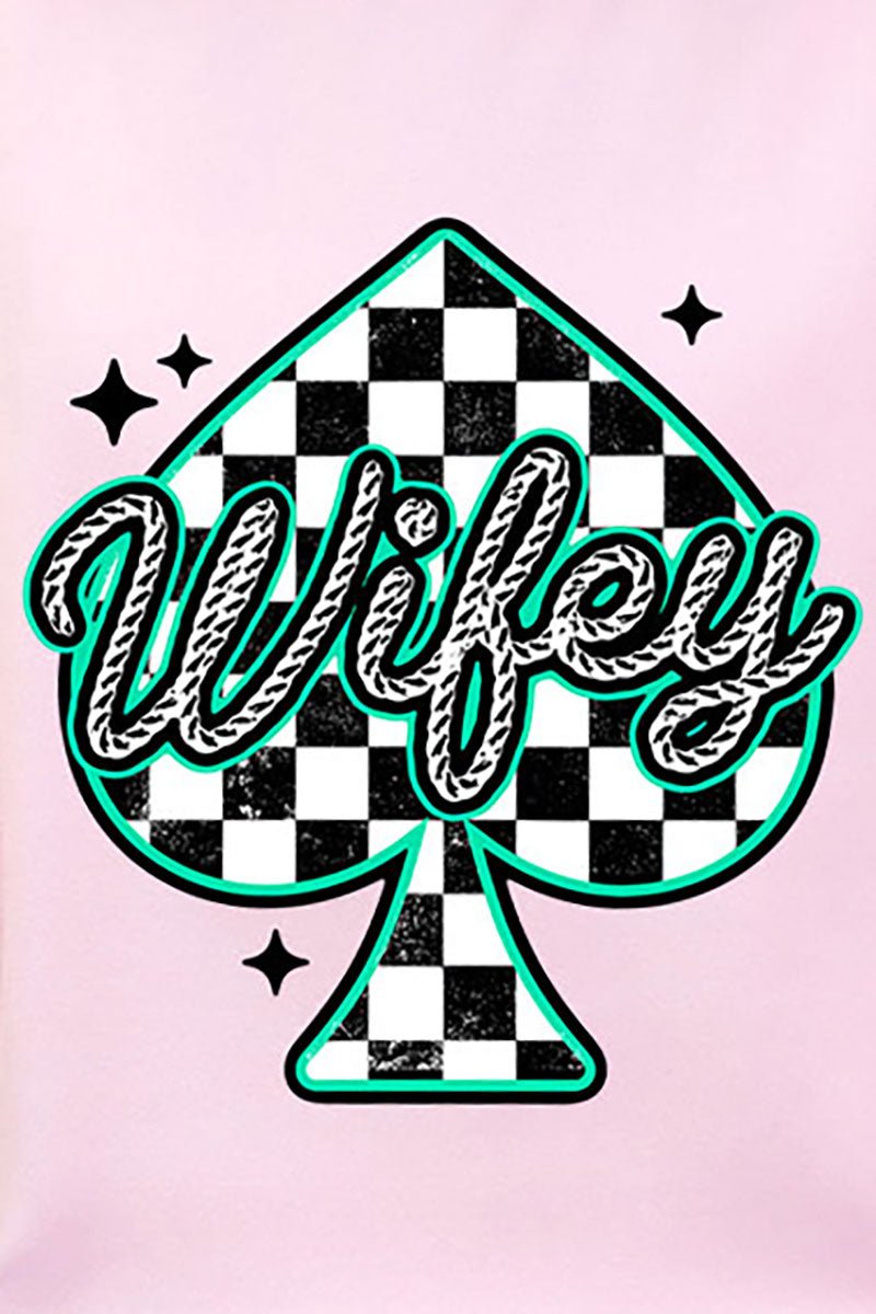 Lucky Spade Wifey Heavy Blend Crew Sweatshirt - Wholesale Accessory Market