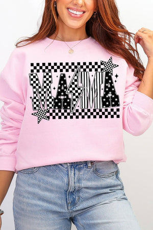 Mama Check It Out Heavy Blend Crew Sweatshirt - Wholesale Accessory Market