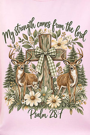 My Strength Woodland Deer Heavy Blend Crew Sweatshirt - Wholesale Accessory Market