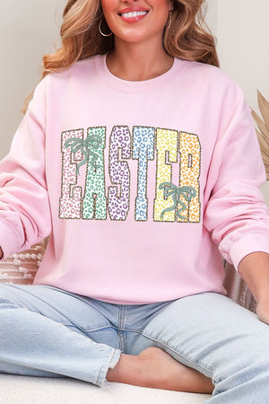 Pastel Easter Coquette Heavy Blend Crew Sweatshirt - Wholesale Accessory Market