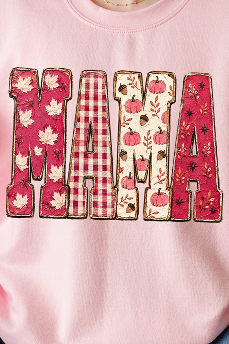 Pink Maplewood Mama Heavy Blend Crew Sweatshirt - Wholesale Accessory Market