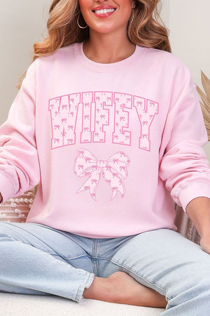 Pink Wifey Coquette Heavy Blend Crew Sweatshirt - Wholesale Accessory Market