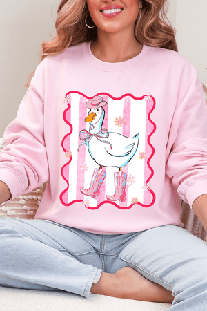 Saddle Up Silly Goose Heavy Blend Crew Sweatshirt - Wholesale Accessory Market