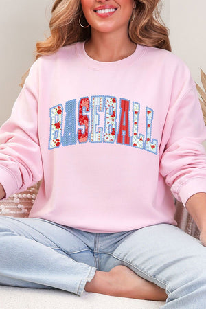 Stitched In Tradition Baseball Heavy Blend Crew Sweatshirt - Wholesale Accessory Market