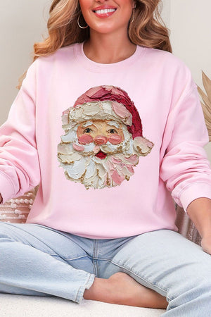 The Painted Santa Heavy Blend Crew Sweatshirt - Wholesale Accessory Market