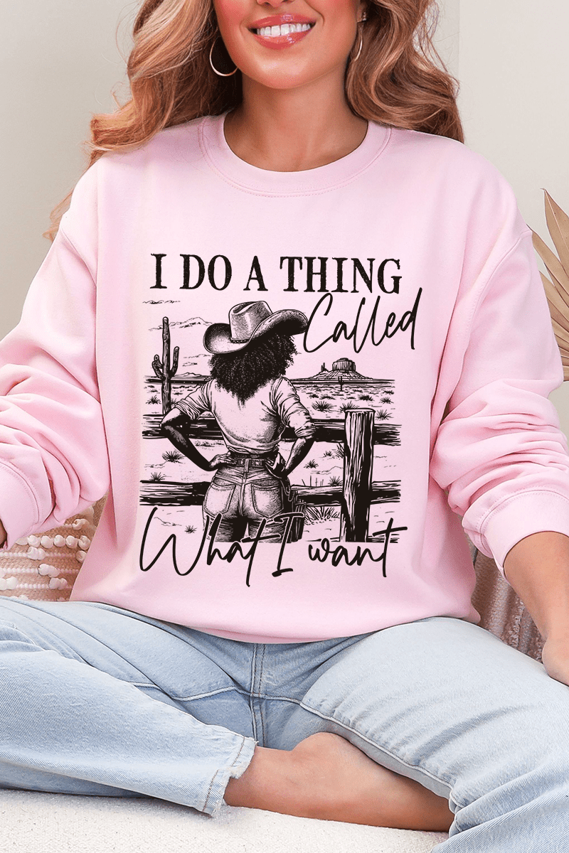 What I Want Heavy Blend Crew Sweatshirt - Wholesale Accessory Market