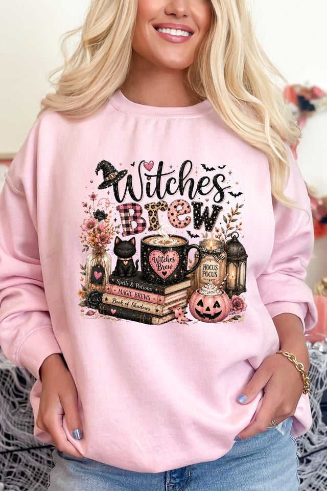 Witches Brew Spells & Potions Heavy Blend Crew Sweatshirt - Wholesale Accessory Market