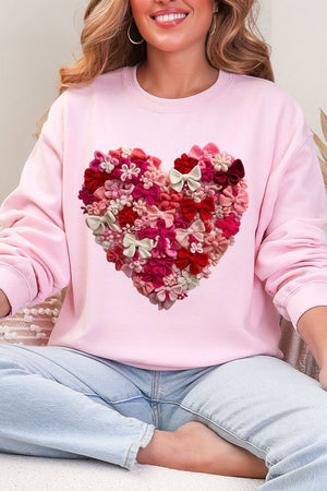 Wrapped With Love Heavy Blend Crew Sweatshirt - Wholesale Accessory Market