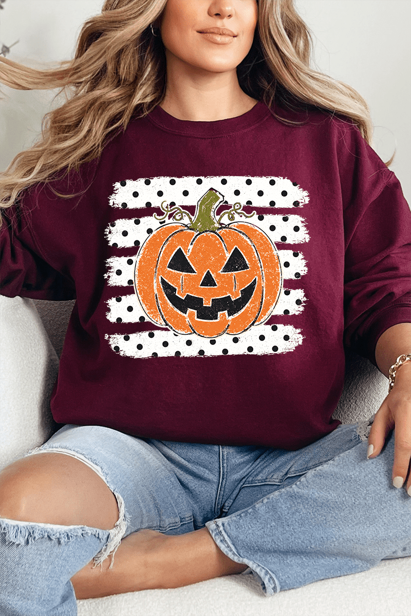 Spooky Pumpkin Pop Heavy Blend Crew Sweatshirt - Wholesale Accessory Market