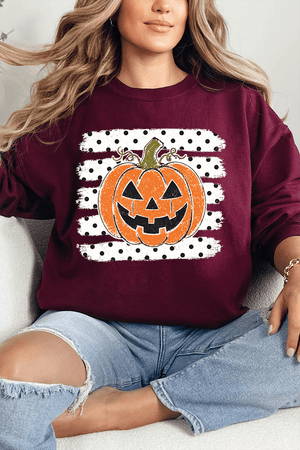 Spooky Pumpkin Pop Heavy Blend Crew Sweatshirt - Wholesale Accessory Market