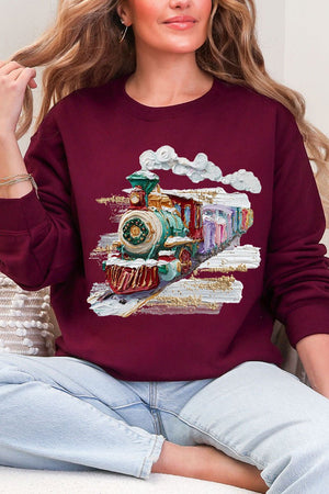 The Painted Train Heavy Blend Crew Sweatshirt - Wholesale Accessory Market