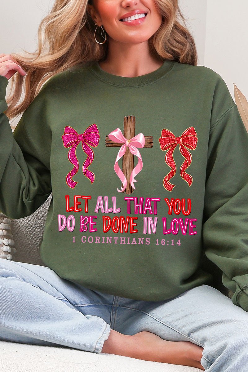 Be Done In Love Heavy Blend Crew Sweatshirt - Wholesale Accessory Market