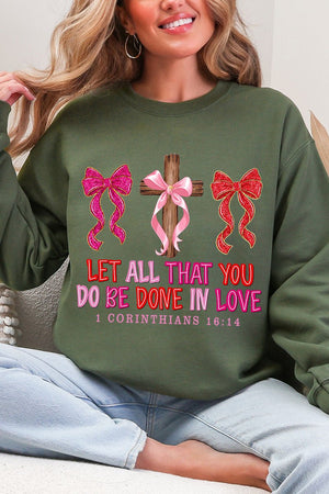 Be Done In Love Heavy Blend Crew Sweatshirt - Wholesale Accessory Market