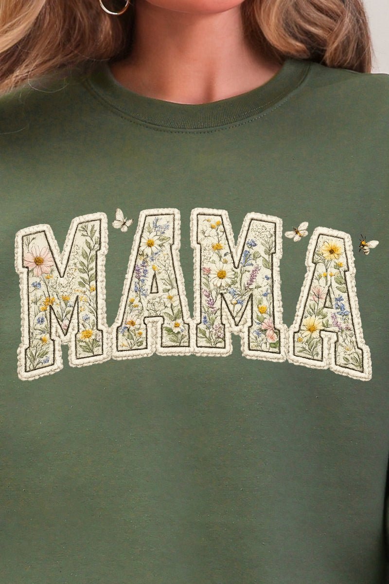 Buzzing Blooms Mama Heavy Blend Crew Sweatshirt - Wholesale Accessory Market