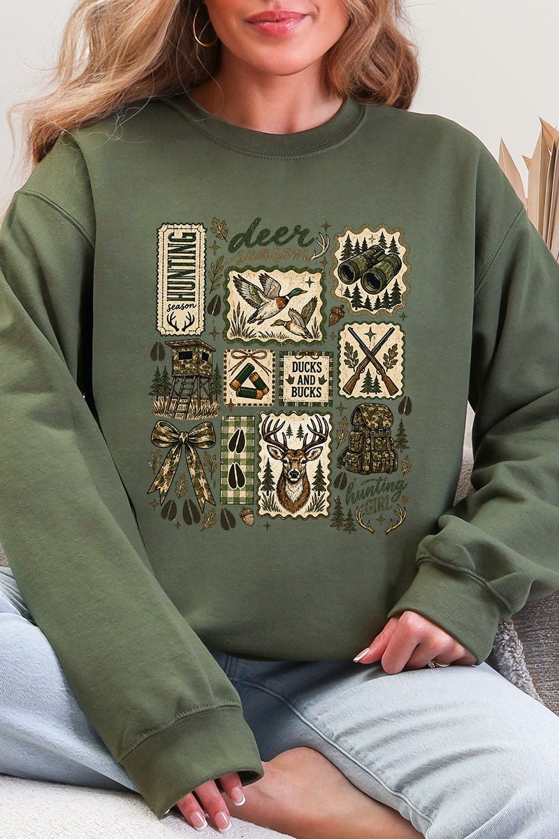 Ducks And Bucks Heavy Blend Crew Sweatshirt - Wholesale Accessory Market