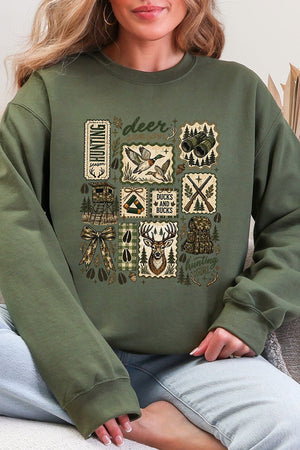 Ducks And Bucks Heavy Blend Crew Sweatshirt - Wholesale Accessory Market