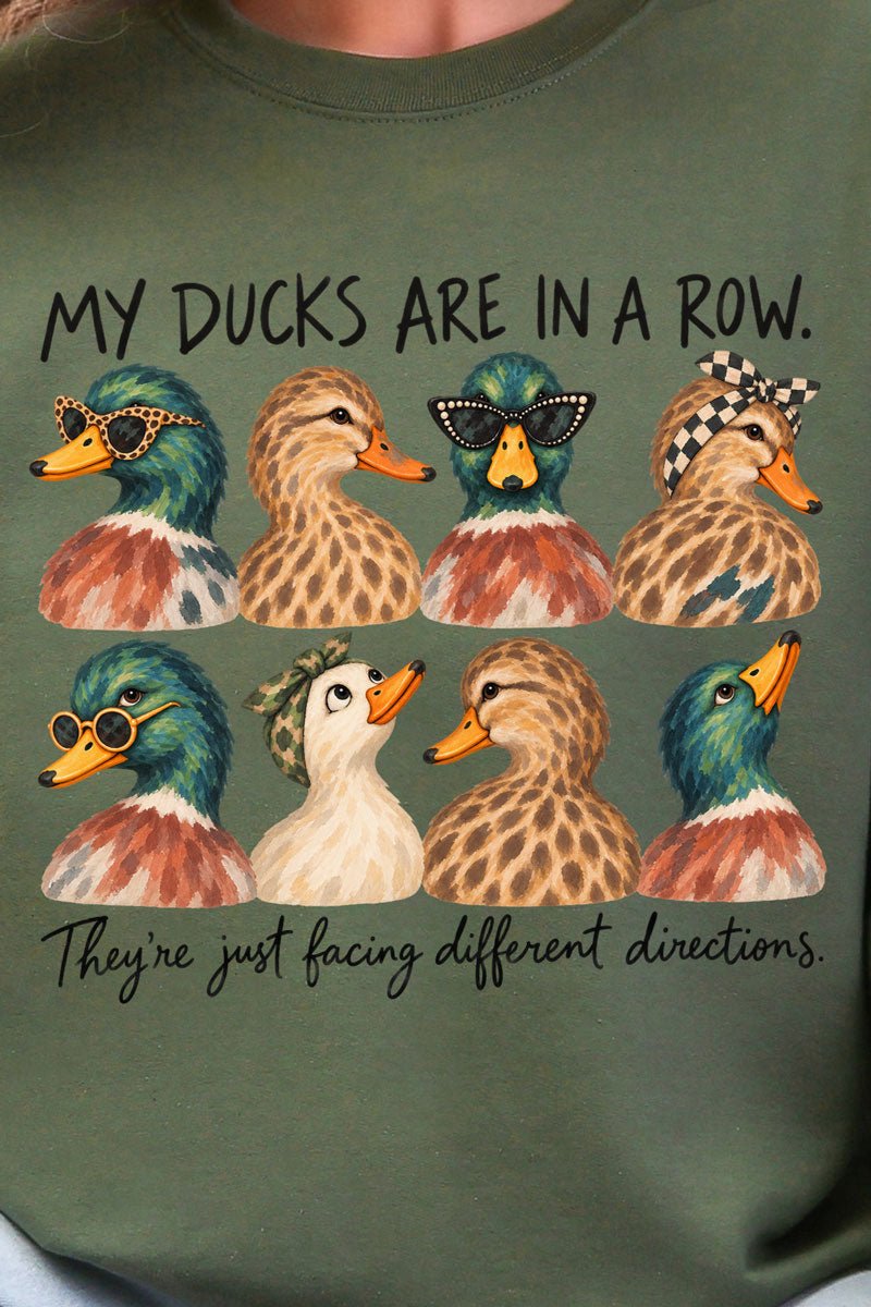 Ducks In A Row-Ish Heavy Blend Crew Sweatshirt - Wholesale Accessory Market