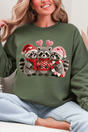 Faux Yarn Raccoon Romance Heavy Blend Crew Sweatshirt - Wholesale Accessory Market