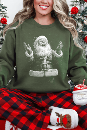 Santa's Magic Heavy Blend Crew Sweatshirt - Wholesale Accessory Market