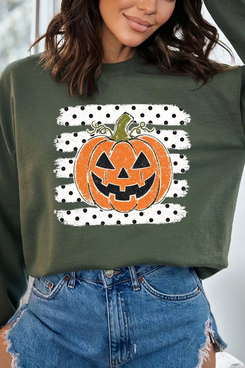 Spooky Pumpkin Pop Heavy Blend Crew Sweatshirt - Wholesale Accessory Market